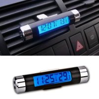 3000053791 Термометър и часовник за кола с голям дисплей със синя подсветка ZG9, снимка 1 - Аксесоари и консумативи - 37468460