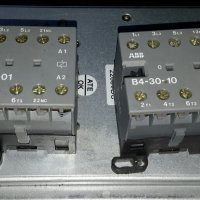 маркови контактори АВВ В4--30-01 и В4-30-10 за двигатели до 4 кв на едро и дребно, снимка 1 - Резервни части за машини - 29794798