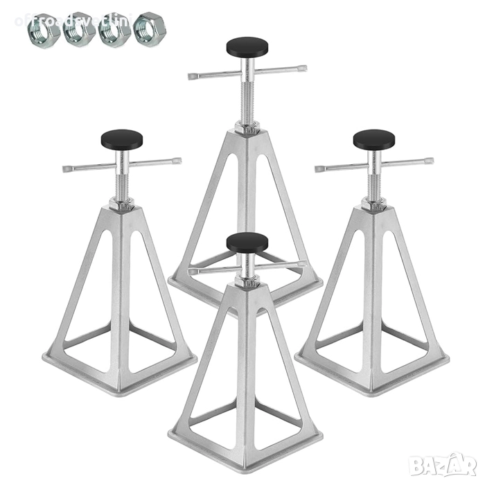 Стабилизатор за каравана кемпер 4 броя регулируеми подпори 1000 кг, снимка 1