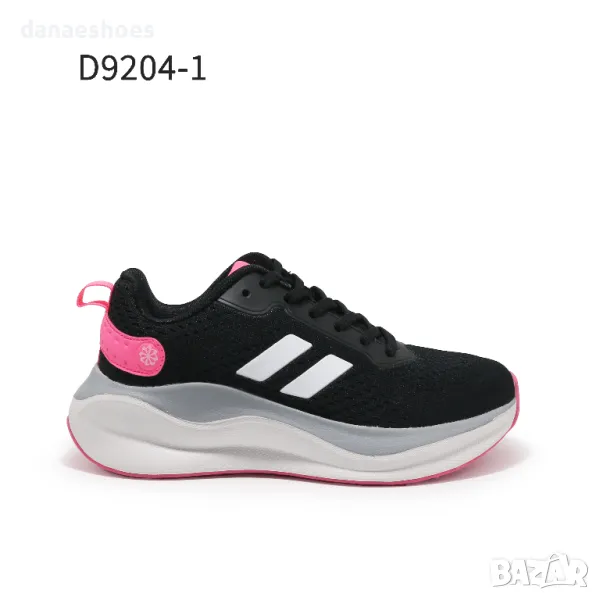 Дамски маратонки с анатомична подметка в черно , снимка 1