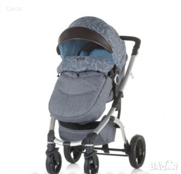 CHIPOLINO Комбинирана количка МАЛТА СКАЙ 3 във 1 и кошче за кола , снимка 1