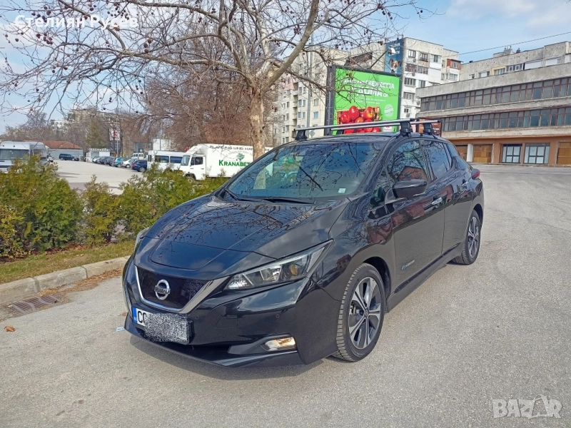 Nissan Leaf 62 kWh електрически 150k.c -цена 32 200лв мотора е 150 коня Пробег с едно зареждане: 350, снимка 1
