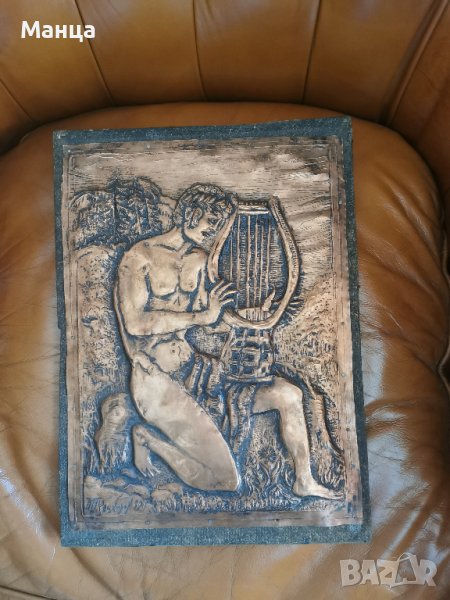 Стари АВТОРСКИ МЕДНИ ПАНА кована мед , снимка 1