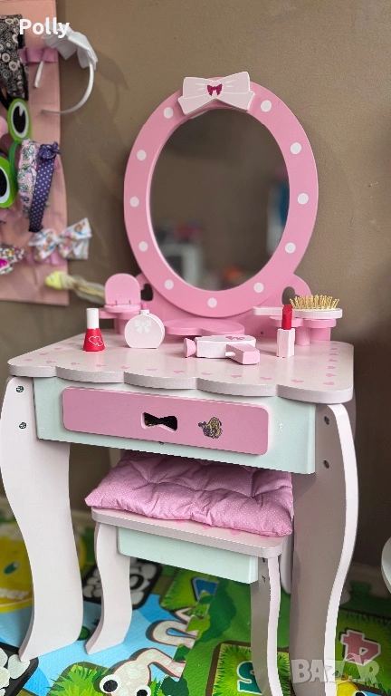 Детска дървена тоалетка, снимка 1