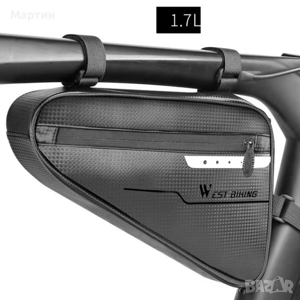 Чанта West Biking за велосипед или батерии 18650, снимка 1