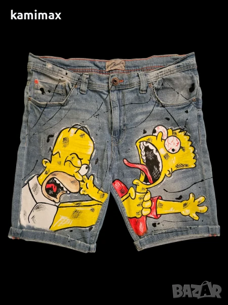 дънкови бермуди размер 52/ХЛ , снимка 1