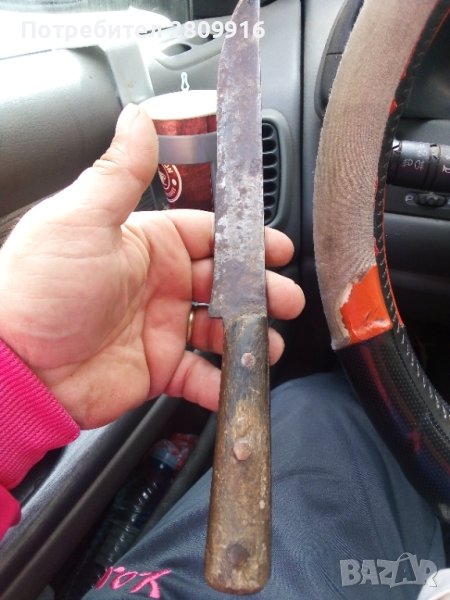 Стар кован овчарски нож, снимка 1