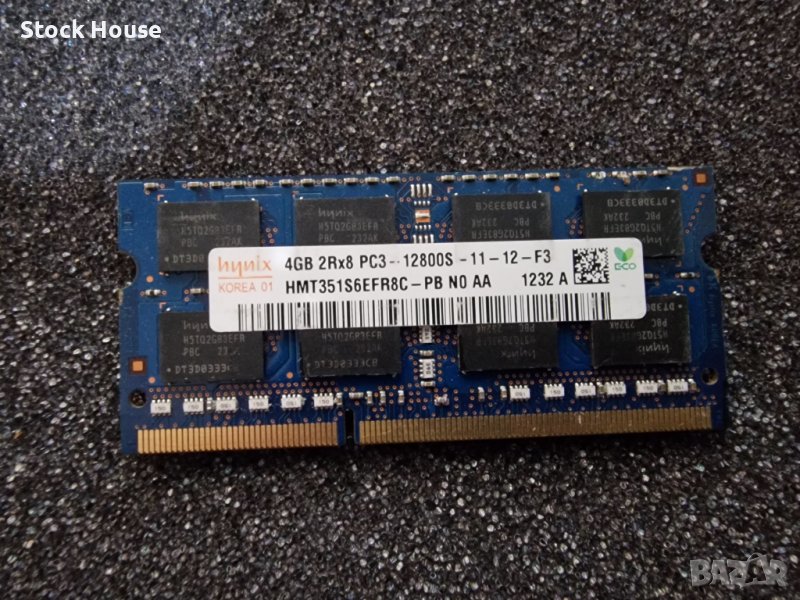 4GB DDR3 1600Mhz Hynix 16 Chips рам памет за лаптоп 02, снимка 1
