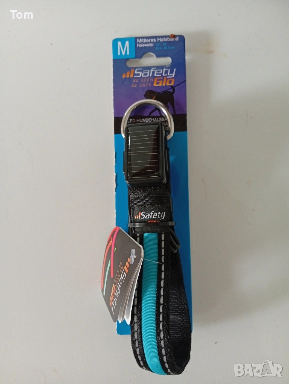 Светещ нашийник за куче Safety Glo (соларен), снимка 1