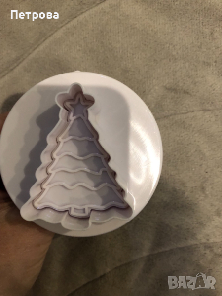 Коледен релефен резец с бутало – Елхичка, снимка 1