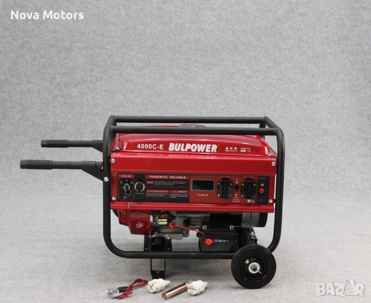 Генератор За Ток 3.5 KW Nova Motors Бензин-Газ Монофазен, снимка 1