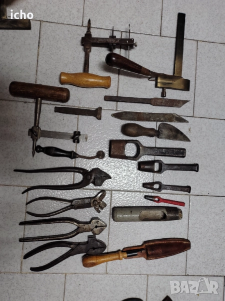 Сарашки инструменти кожа замба печат нож, снимка 1