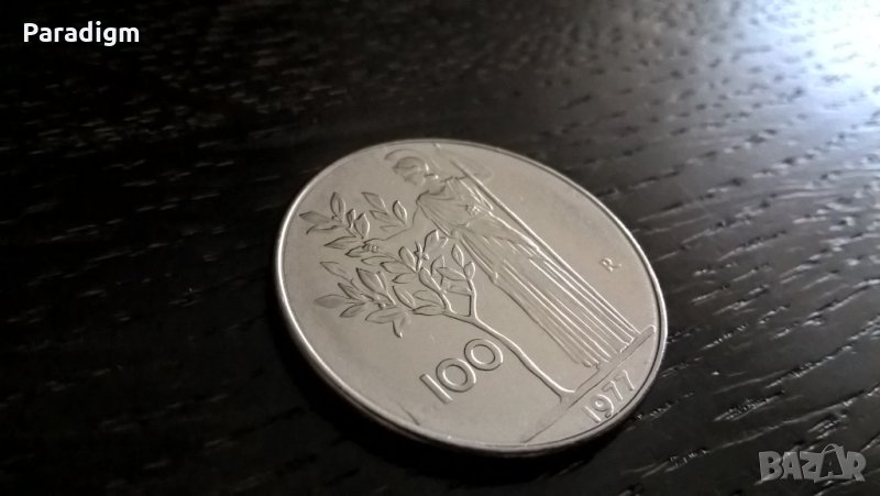 Монета - Италия - 100 лири | 1977г., снимка 1