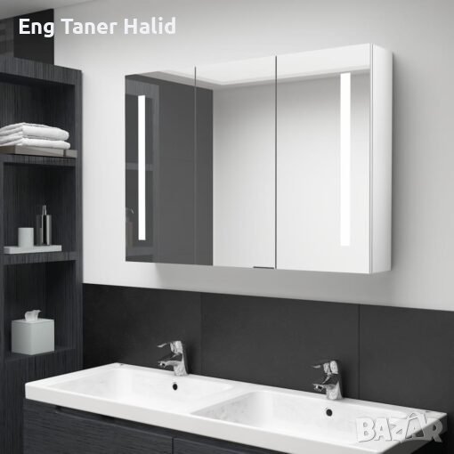 LED шкаф с огледало за баня - безплатна доставка, снимка 1