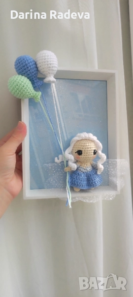 Рамка с Елза амигуруми , снимка 1