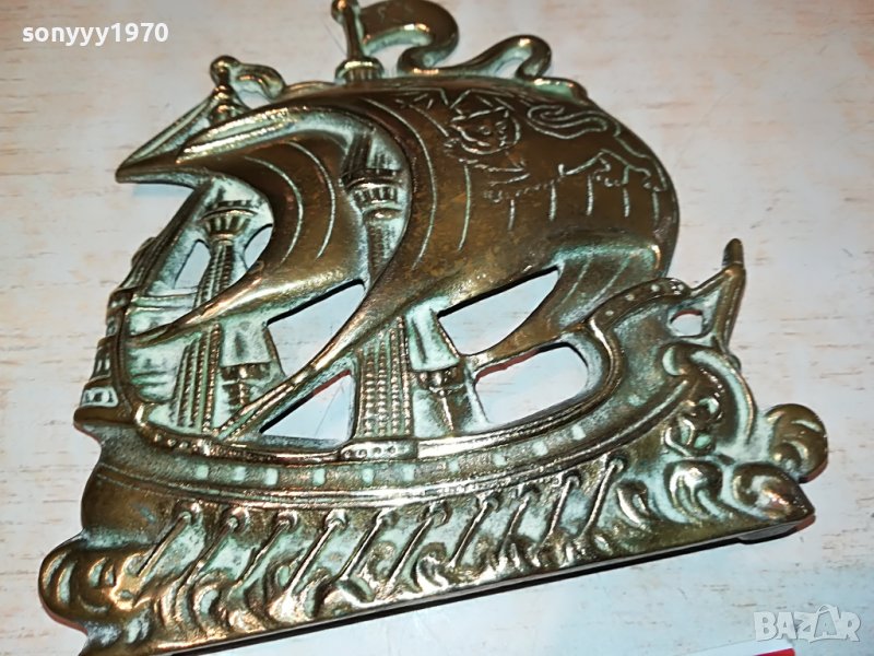 КОРАБ-МЕД МЕСИНГ-MADE IN ENGLAND 2405221441, снимка 1