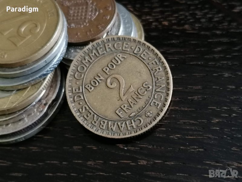 Монета - Франция - 2 франка | 1923г., снимка 1