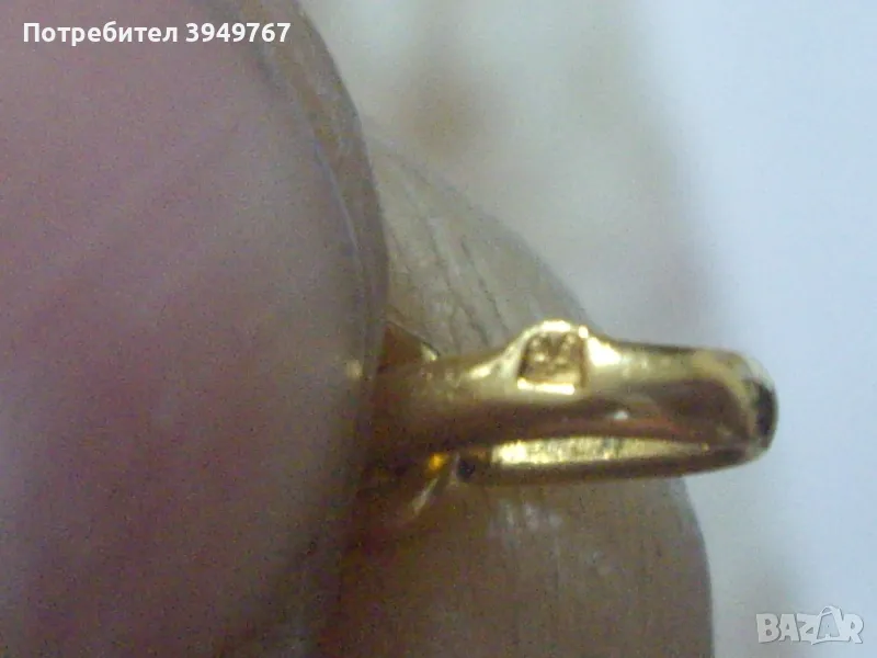 Позлатена висулка за ланче., снимка 1