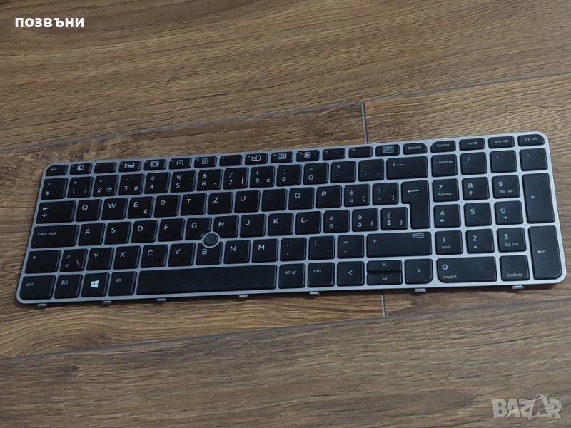 Клавиши за клавиатура за HP Elitebook 755 G3 755 G4 850 G3 850 G4 ZBook 15U G3 836623-BG1, снимка 1
