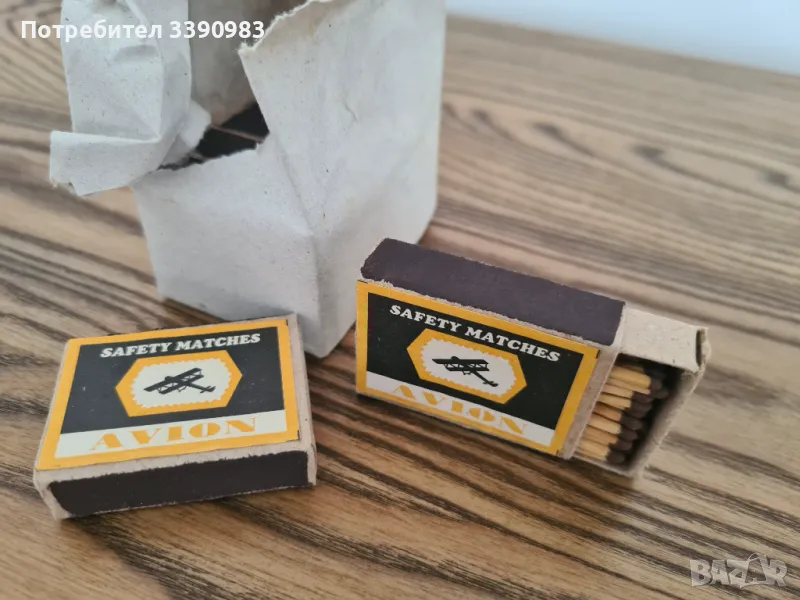 Кибрити от миналия век , снимка 1