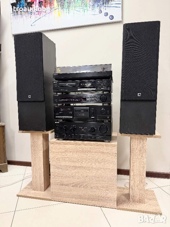 🔊Ретро аудио система SONY - Усилвател, дек, cd, тунер, грамофон и тонколони Arcus🔊, снимка 1