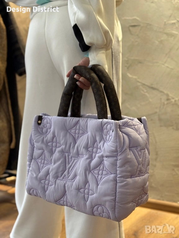 Louis Vuitton Puffy Monogram Tote – Лилава лимитирана визия, снимка 1