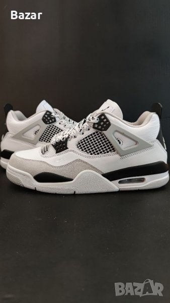 Чисто Нови Оригинални Обувки Кецове Nike Air Jordan Retro 4 Military Black White Panda размер 44 , снимка 1