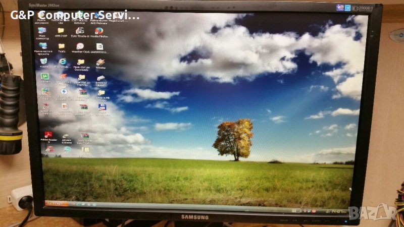Монитор 24.1" Samsung 2443BW, за РЕМОНТ или за части ..., снимка 1