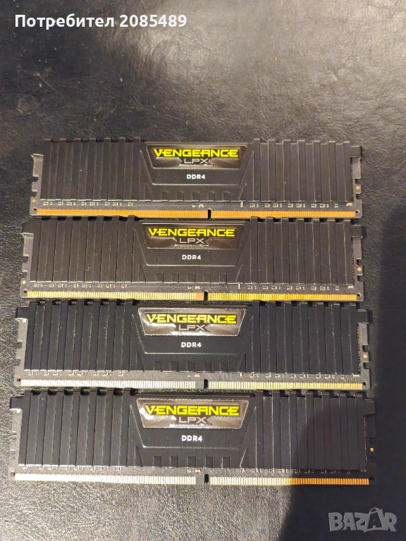 Два кит-а рам DDR4 Corsair Vengance 2x8GB 3000MHz, снимка 1