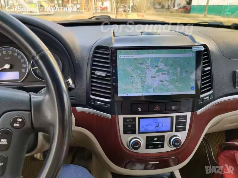 Hyundai Santa Fe 2 - 10.1" Android Мултимедия Хюндай Санта Фе 2006-2012 Навигация Андроид, снимка 1