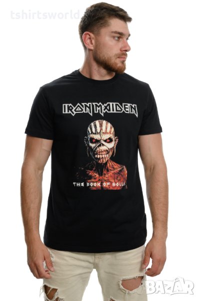 Нова тениска с дигитален печат на музикалната група IRON MAIDEN - The Book of Souls С ГРЪБ, снимка 1