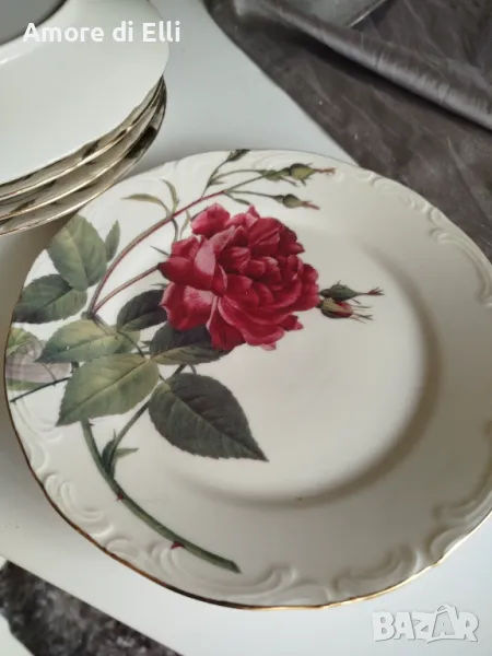 Комплект от 6 бр. порцеланови чинии , снимка 1