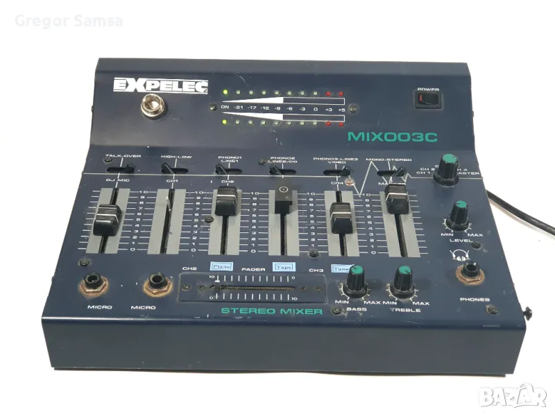 Аудио миксер EXPELEC MIX003C DJ пулт 4-Канален Френски Аналогов Смесител , снимка 1