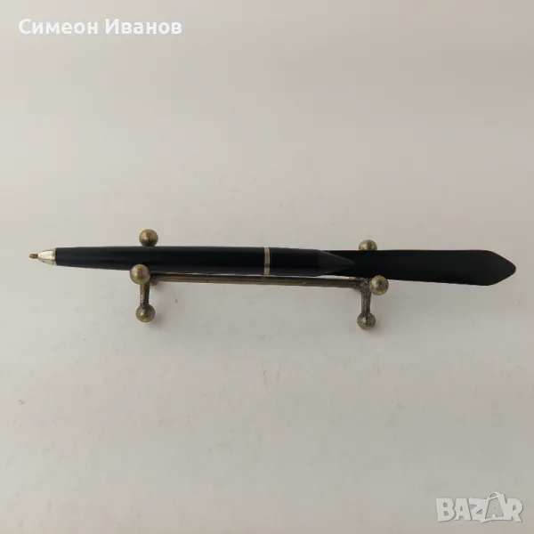 Стара химикалка с нож за пластилин  #5786, снимка 1