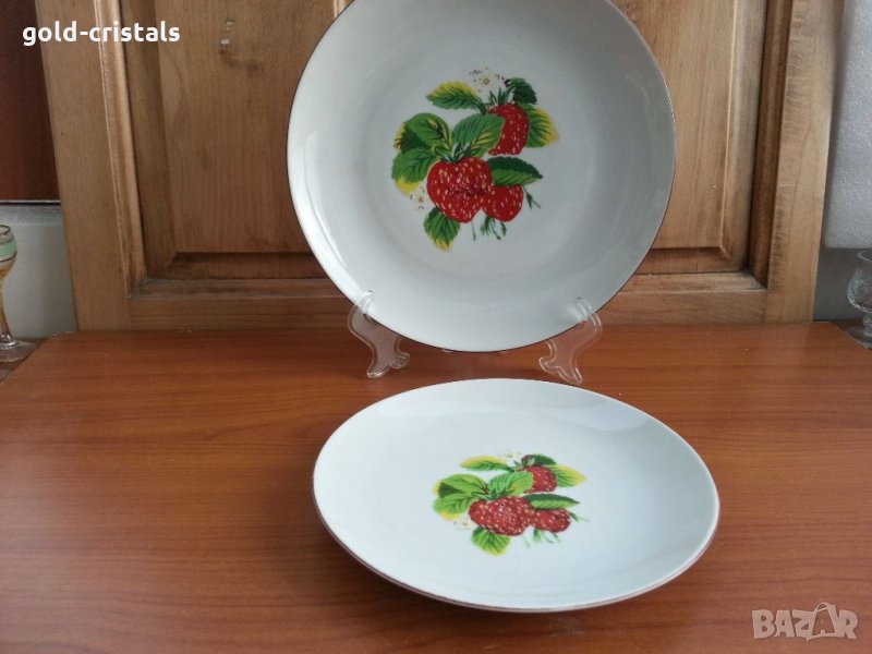 Стар български порцелан чинии, снимка 1