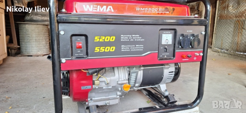 Генератор за ток 5,5 KW , бензинов , четиритактов WEIMA WM 5500, снимка 1