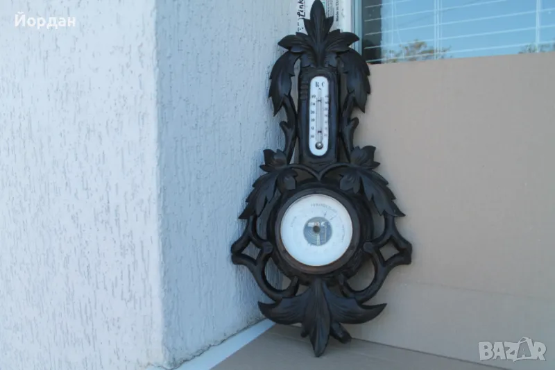 Барометър с термометър , снимка 1