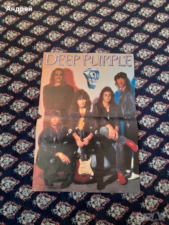 Стар плакат Deep Purple,White Lion, снимка 1