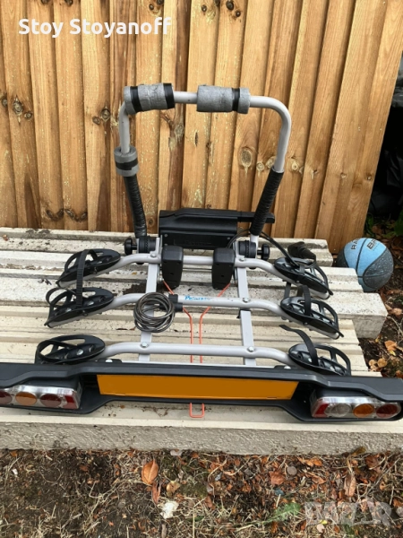 багажник за 3 бр. колела за теглич Peruzzo, снимка 1