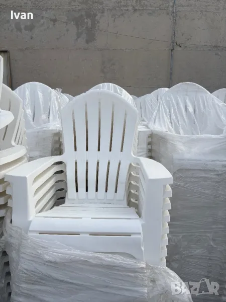 Стол шезлонг пластмасов за басейн, градина, снимка 1