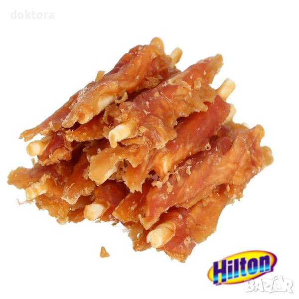 Пилешко филе със солета от сурова телешка кожа 500гр., снимка 1