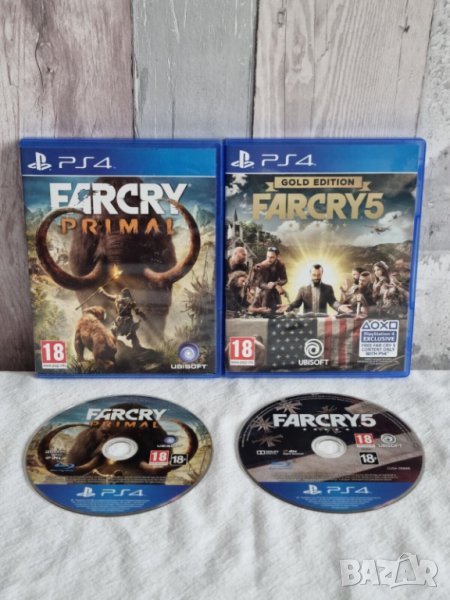Far Cry Primal + Far Cry 5 PS4 (Съвместими с PS5), снимка 1
