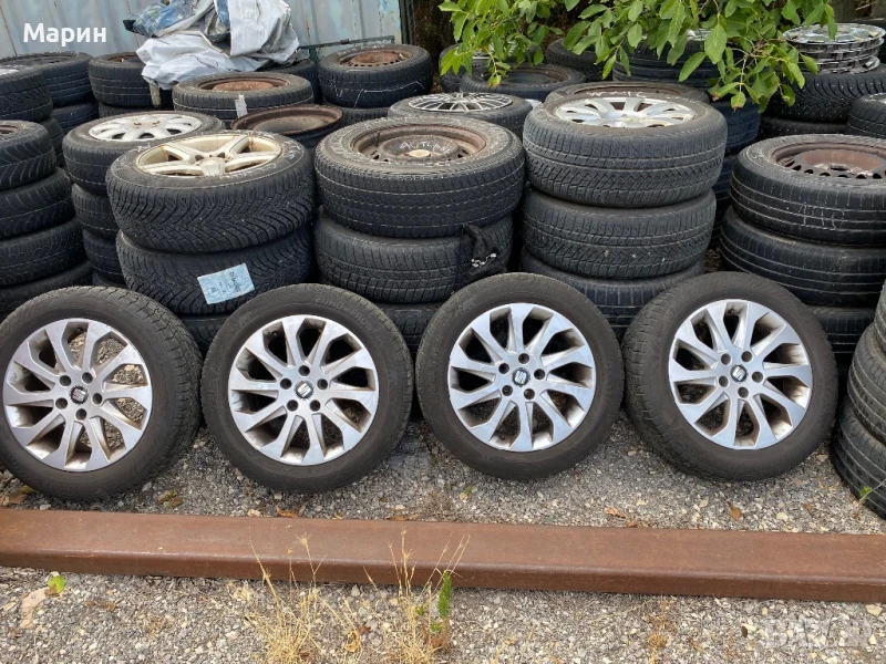 Оригинални лети джанти 5х112 Seat 16 цола, снимка 1