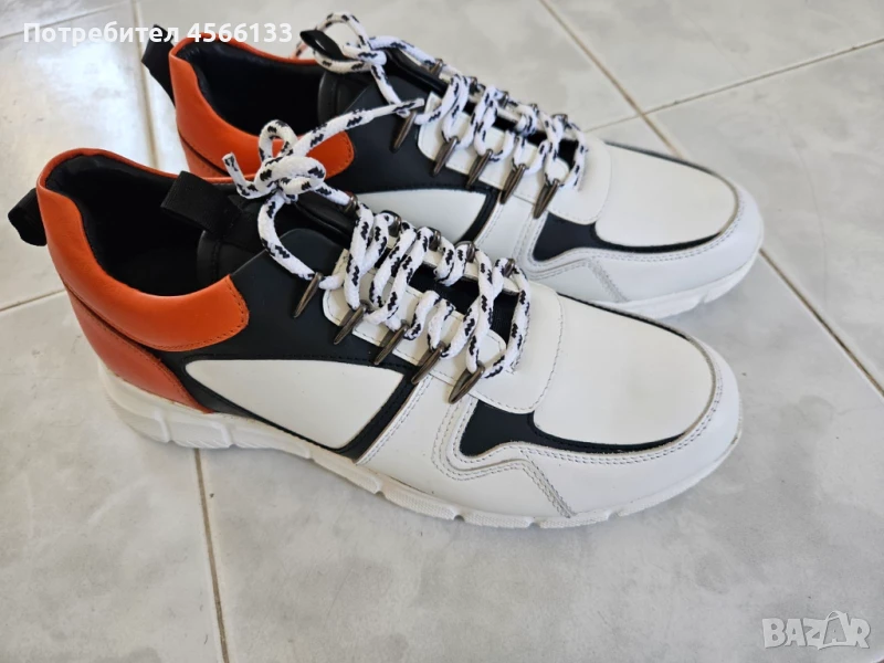 Нови Мъжки спортни обувки, естествена кожа, снимка 1