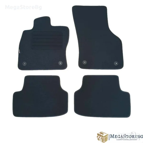 Мокетни стелки за VW GOLF VII 7 2012- 4 части, снимка 1