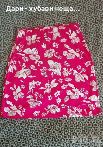 Розова пола на цветя🍀❤M/L,L❤🍀4303, снимка 1