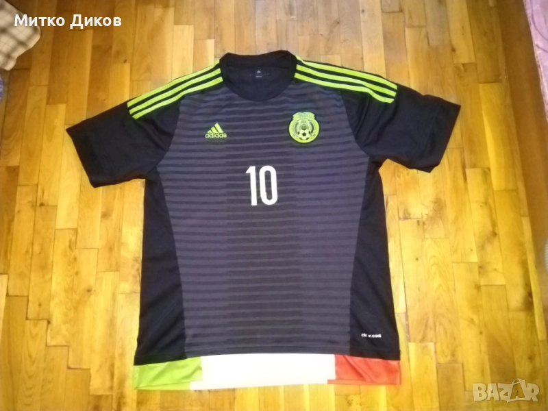 Мексико футбола тениска №10 Джовани Дос Сантос размер Л реален, снимка 1