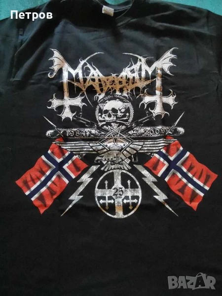 Оригинални блек метъл тениски (Mayhem, Absu, Shining, Necromantia, Sarcofago, Black Witchery), снимка 1