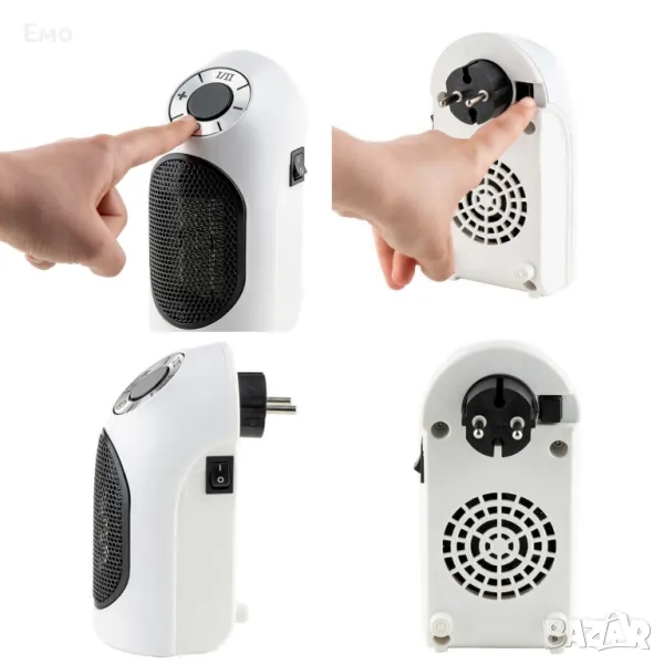 Вентилаторна печка TRX500, 500W – Компактно решение за ефективно отопление, снимка 1