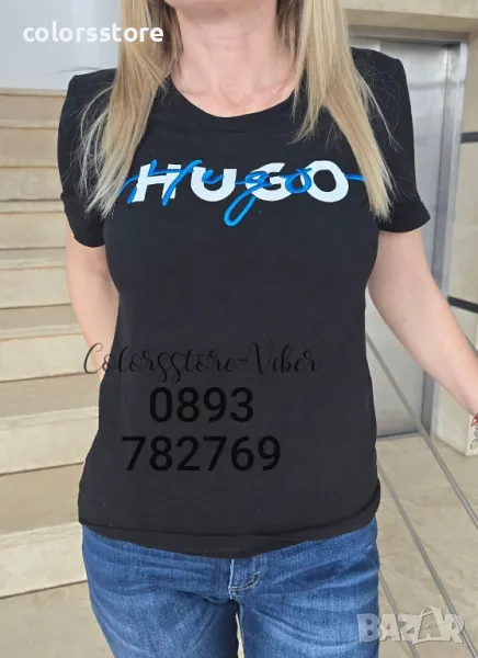 Черна тениска Hugo-VL 335ü, снимка 1